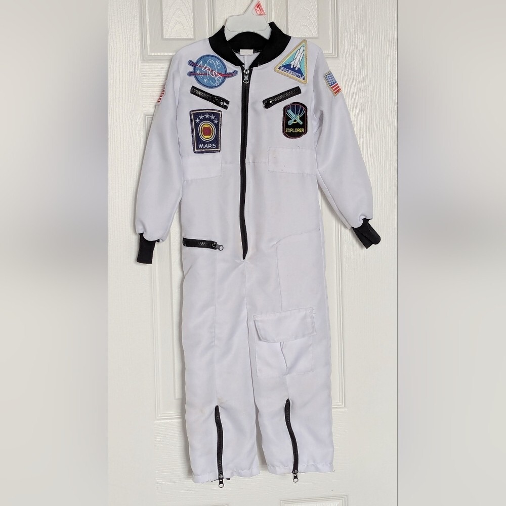 Unisex Kids' (Size Small) 1-Piece Astronaut/Space Suit/Costume/Jumpsuit/Uniform